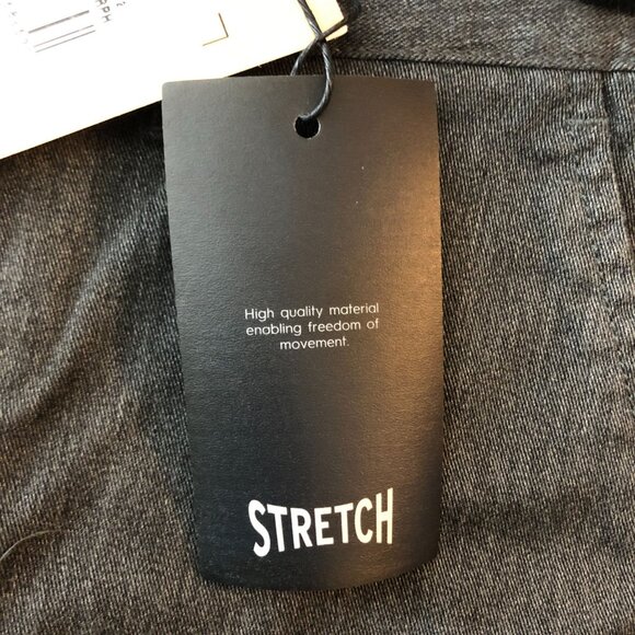 Quiksilver Boys Stretch Denim Shorts Gray Size 26/12 - Picture 4 of 5